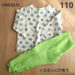 UNIQLO キルトパジャマ 110サイズ　こぐまちゃん