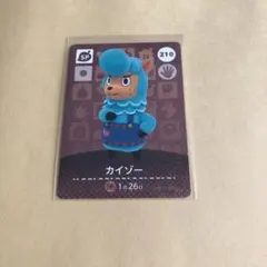 とびだせどうぶつの森 amiibo アミーボ　カード　カイゾー