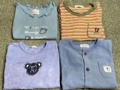 ベビー服 子供 95cm 半袖 長袖 Tシャツ トップス 4点セット まとめ売り