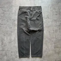 【W42 L32】levi's ギャラ入 ブラックデニム リーバイス 550