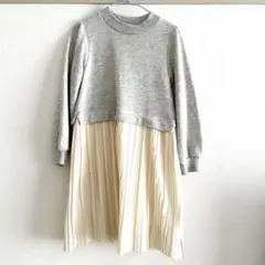 【美品】ブランシェス　プリーツスカート ワンピース120