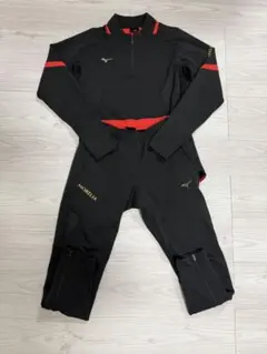 Mizuno ブラック 長袖 ジャージ モレリア MORELIA ハーフジップ - メルカリ