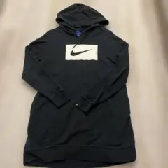 Nike フード付きパーカー ワンピース　チュニックブラック Lサイズ