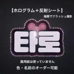 オーダーネームボードRIIZE ショウタロウ ミニネムボ 反射 スマホ用