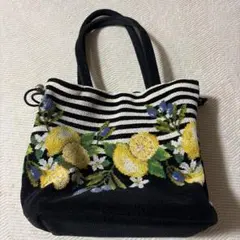 新品タグ付】フェイラー トートバッグ クレールモン花柄 シュニール織 