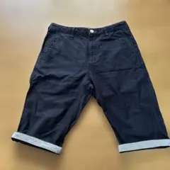 ikka 紺　ショートパンツ S