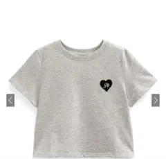 ハートワッペンショート丈Tシャツ pm358aのサムネイル