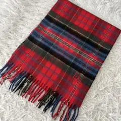 Christian Dior マフラー ロゴ ペイズリー柄 黒×ワインレッド Christian Dior マフラー ロゴ ペイズリー柄 黒×ワインレッド