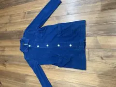 Ciao Panic ダークブルー デニム薄手　　　ロングジャケット M