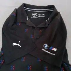 二度着用 Puma BMW Motorsport ポロシャツ 黒