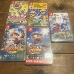 Switch人気ソフト4本セット｜スマブラ・桃鉄入り｜箱あり・即遊べる