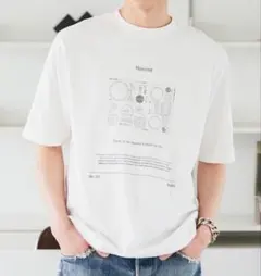 SOERTE グラフィックTシャツ ホワイト