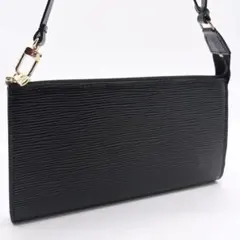 シルバー金具】ルイヴィトン エピ ポシェット アクセソワール ノワール 