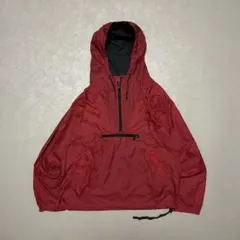 OLD GAP 90s ロシア製ナイロンアノラックパーカーL身幅広めドローコード