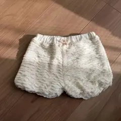 プティマイン　フリルパンツ　70センチ　白　ホワイト