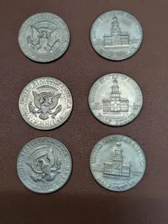 アメリカ　記念コイン　4枚セット　1776 1976 アメリカ 記念コイン 4枚セット 1776 1976 1976 貨幣」の人気