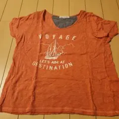 B.L.U.E. 半袖Tシャツ オレンジ Mサイズのサムネイル
