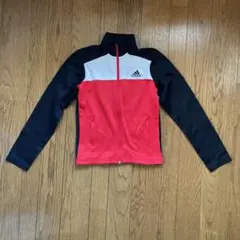 adidas 赤黒ジャージ フルジップ