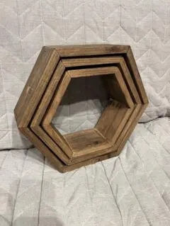 ヘキサゴンラック　ハンドメイド