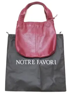 ️NOTRE FAVORI 　ノートルファボリ マノン トートバッグ 牛革のサムネイル