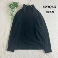 UNIQLO✨️ユニクロ(M) ソフトニットフリースリブハイネックT