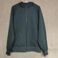 UNIQLO ヒートテック フルジップパーカー L ダークグレー