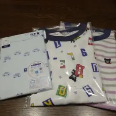 【値下げしました】3枚セット【ミキハウス】Tシャツ２枚+肌着１枚