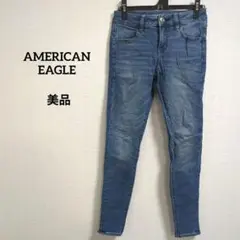 海外古着 美品 AMERICAN EAGLE ストレッチ スキニーデニム