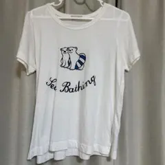 Samansa Mos2 半袖Tシャツ シロクマプリントのサムネイル