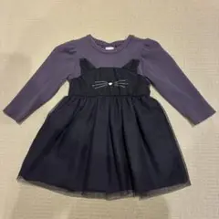 テータテート　tete a tete ハロウィン　ねこ　ワンピース　80
