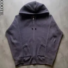 美品 00s cootie サーマル ジップアップパーカー ワッフル生地