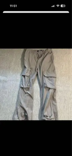 CLEL グレー カーゴパンツ Sサイズ