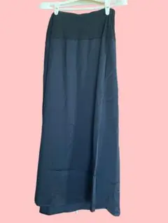 【洗濯のみ】エンジェリーベ マタニティ　サテンフレアスカート