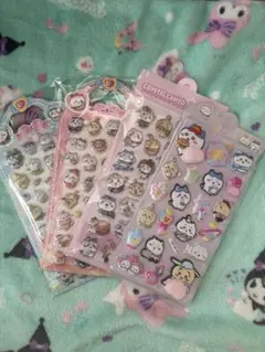ちいかわ ぷくぷくシール 水シール おしりシール4枚セット