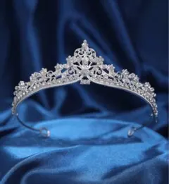 ティアラ 卒業式 シルバークリスタルティアラ