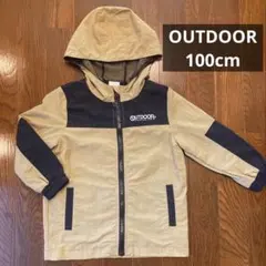 未使用　薄手アウター　outdoor 100cm