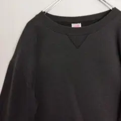 x*x様 ヘインズ スウェット トレーナー 無地スウェット ブラック メンズL