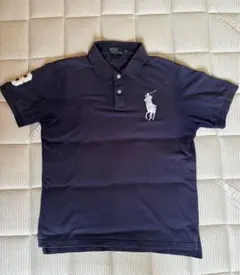 Polo Ralph Lauren ビッグポニー　ネイビー ポロシャツ 短丈