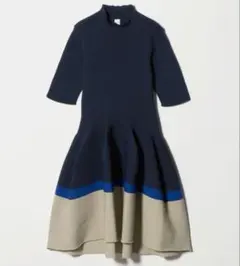 未使用品】CFCL ロングワンピース ネイビー 1サイズ - メルカリ