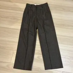 UNITED ARROWS フランネル2タックテーパードパンツ