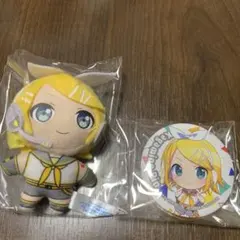 プロセカくじ ぷちぬいマスコット 缶バッチ 鏡音リン バーチャルシンガー