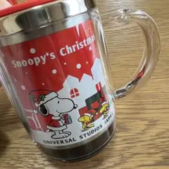 【PEANUTS】スヌーピー　蓋付き保温マグカップ