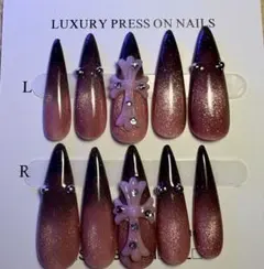 43人気【現品】クロムネイル｜Y2K｜韓国風｜ギャル｜地雷系｜グラデ｜マグネット