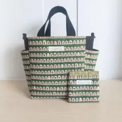 ラスト1個‼️将棋柄(緑)トートバッグ☆ハンドメイド