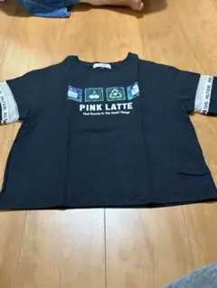 PINK LATTE 黒 Tシャツ 140cm