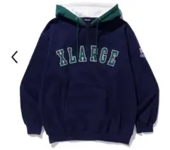 XLARGE ネイビー パーカー