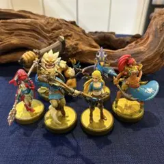 ゼルダの伝説 アミーボ 6体セット ブレスオブザワイルド　英傑　amiibo