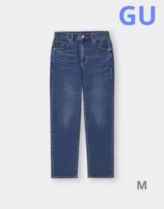 GUスリムテーパードアンクルジーンズ Mサイズ ブルー