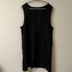 【美品】GU ジーユー　ワンピース　Lサイズ ブラック