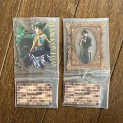 進撃の巨人 一番くじ オンライン アクリルスタンド リヴァイ ２点セット